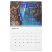 Kalender mit gemalten Bildern (Mär 2027)