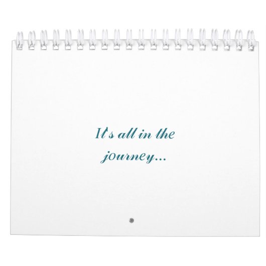 Kalender mit inspirierendem Zitat (Rückseite)