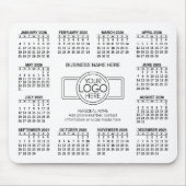 Kalender mit Logo Kontakt-Magnet Mousepad (Vorne)