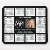 Kalender mit Logo Kontakt-Magnet Mousepad (Vorne)