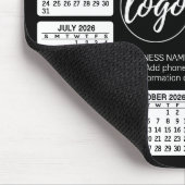 Kalender mit Logo Kontakt-Magnet Mousepad (Ecke)