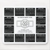 Kalender mit Logo Kontakt-Magnet Mousepad (Vorne)