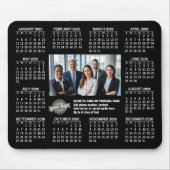 Kalender mit Logo Kontakt-Magnet Mousepad (Vorne)
