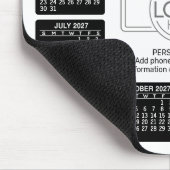 Kalender mit Logo Kontakt-Magnet Mousepad (Ecke)