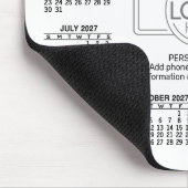 Kalender mit Logo Kontakt-Magnet Mousepad (Ecke)