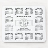 Kalender mit Logo Kontakt-Magnet Mousepad (Vorne)