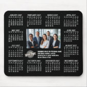 Kalender mit Logo Kontakt-Magnet Mousepad (Vorne)