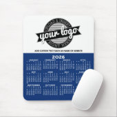 Kalender mit Logo - Vertikale Jahresansicht Mousepad (Mit Mouse)