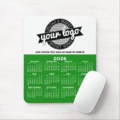 Kalender mit Logo - Vertikale Jahresansicht Mousepad (Mit Mouse)