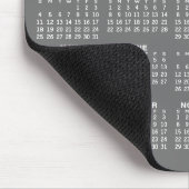 Kalender mit Logo - Vertikale Jahresansicht Mousepad (Ecke)