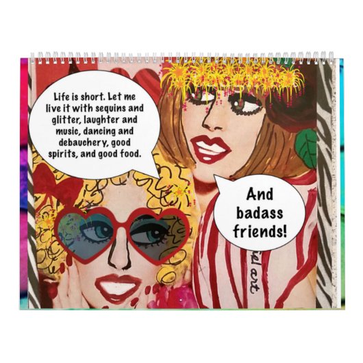 KALENDER MIT SCHLECHTER MÄDCHENKUNST (Titelbild)