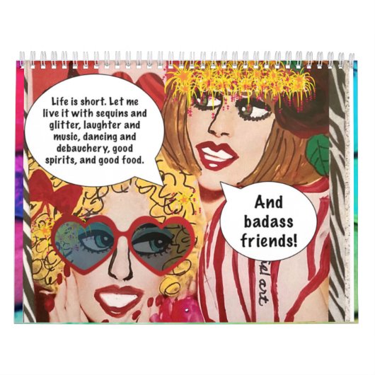 KALENDER MIT SCHLECHTER MÄDCHENKUNST (Titelbild)
