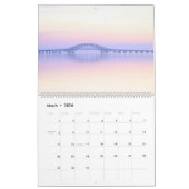 Kalender mit Sonnenaufgang- und Morgenfotos (Mär 2026)