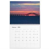 Kalender mit Sonnenaufgang- und Morgenfotos (Feb 2026)
