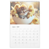 Kalender mit süßen Katzen (Mär 2027)
