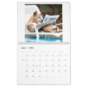 Kalender mit verschiedenen Bildern von Hunden lese (Mär 2026)