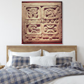 Kalender mit vier Glyphen, Toltec Leinwanddruck (Insitu (Schlafzimmer))