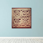 Kalender mit vier Glyphen, Toltec Leinwanddruck (Insitu (Holzboden))