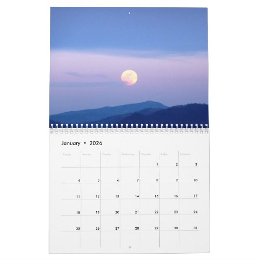 Kalender mit Wolken (Jan 2026)