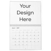 Kalender mit zweiseitigem Layout (Mär 2027)