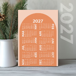 Kalender - Mod arch retro coral downloaden Feiertagskarte