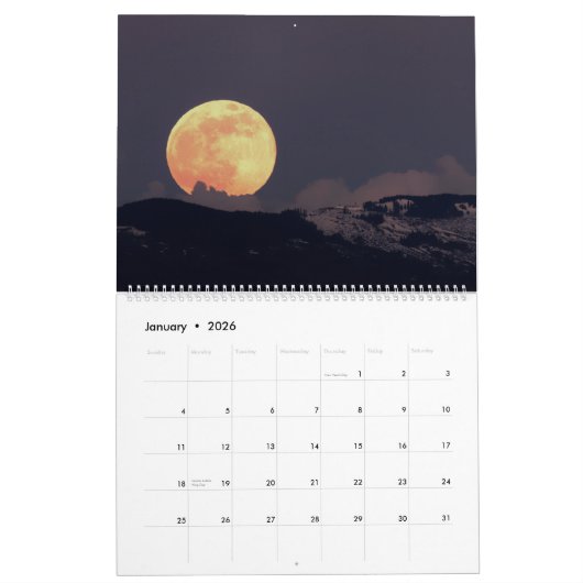 Kalender Mondlicht - Mondbeschienene Momente (c) 2 (Jan 2026)