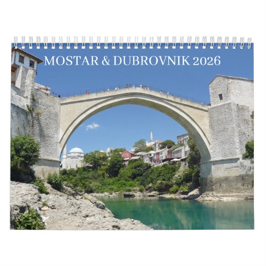 Kalender Mostar und Dubrovnik 2026 (Titelbild)