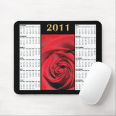 Kalender Mousepad der Rosen-2011 (Mit Mouse)
