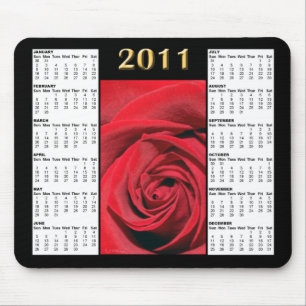 Kalender Mousepad der Rosen-2011