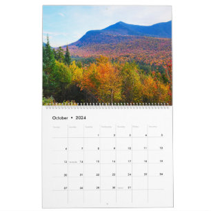 Kalender New Hampshire - Berge und Seeregion