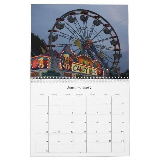 Kalender New-Jersey Ufer-2011 (Jan 2027)
