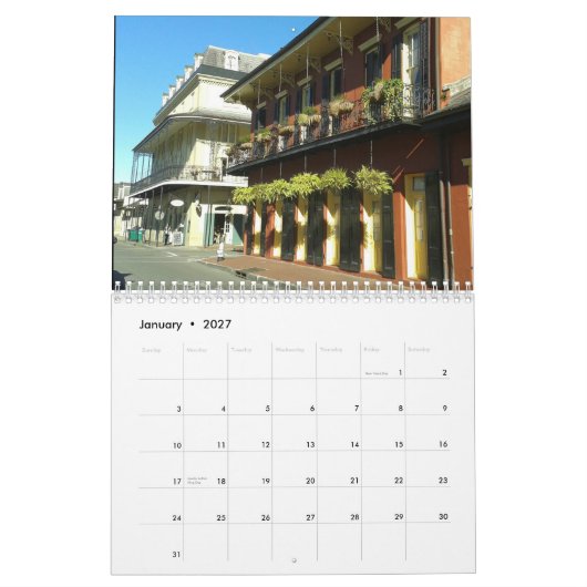 Kalender New Orleans 2015 (Jan 2027)