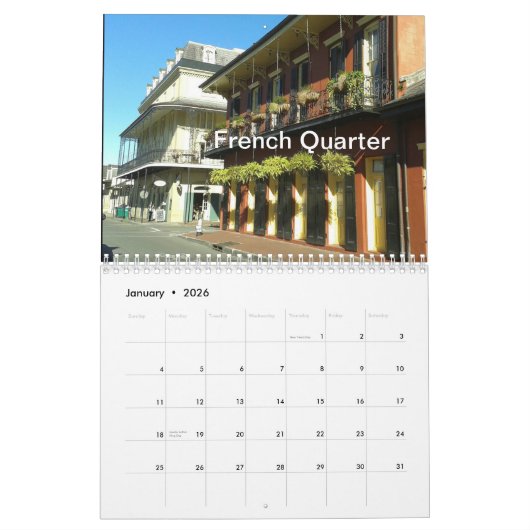 Kalender New Orleans 2015 (Jan 2026)