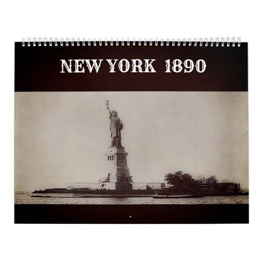 Kalender New York 1890 (Titelbild)