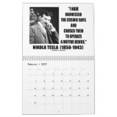 Kalender Nikola Tesla-Zitat-20XX (Feb 2027)