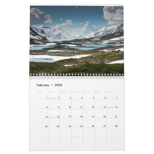 Kalender Norwegen (Feb 2026)