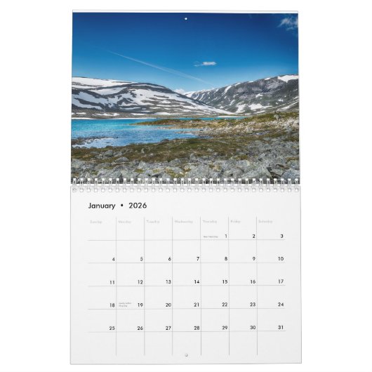 Kalender Norwegen (Jan 2026)
