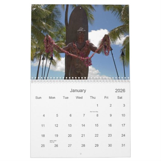 Kalender Oahus 2007 (Jan 2026)