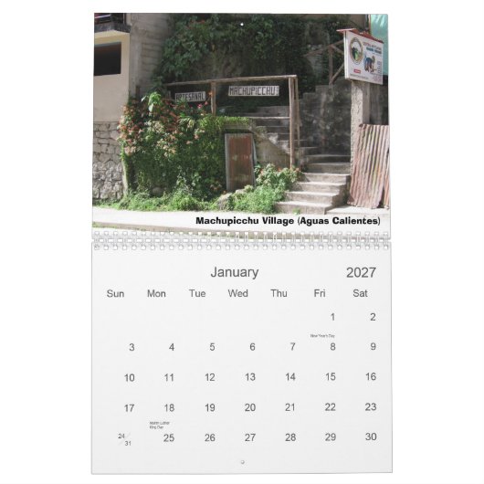 Kalender Perus 2009 (Jan 2027)