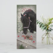 Kalender Pferd - 2026 Grußkarte (Stehend Vorderseite)