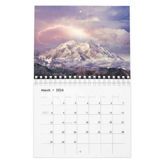 Kalender phantastische Landschaften (Mär 2026)