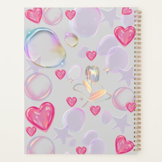 Kalender & Planer Herz und Blase (Rückseite)