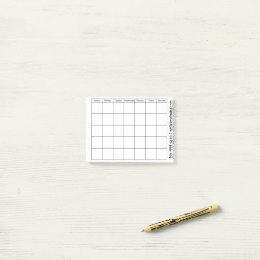 Kalender-Post-Itanmerkungen Post-it Klebezettel (Auf Schreibtisch)