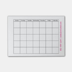 Kalender-Post-Itanmerkungen Post-it Klebezettel
