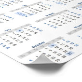Kalender Poster (Ecke)