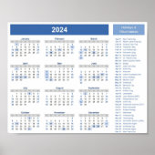 Kalender Poster (Vorne)