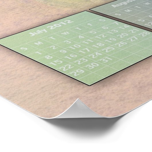 Kalender-Poster 2012 Poster (Ecke)