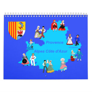 Kalender, Provence-Alpes-Côte-d’Azur, Frankreich Kalender