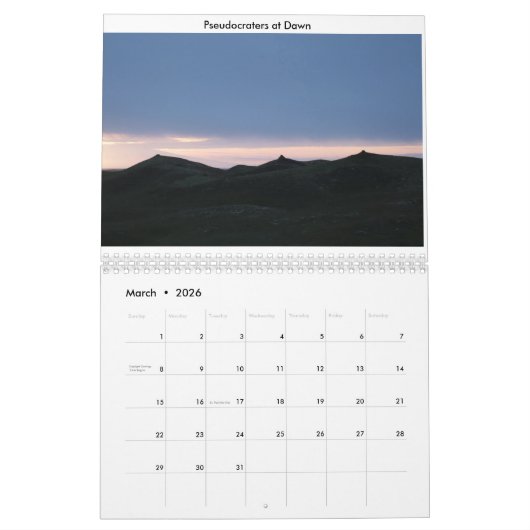 Kalender Reise-Islands 2016 durch Rauno Joks (Mär 2026)