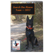 Kalender Rettungsmannschaft 2012 der Sucheeine (Titelbild)